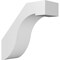 Ekena Millwork 3-in. W x 8-in. D x 8-in. H Del Monte Architectural Grade PVC Knee Brace BRCP03X08X08DEL - alternate 1